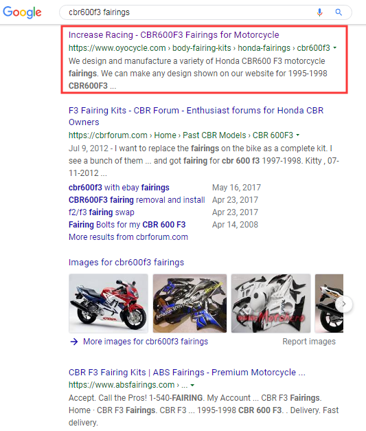 摩托车配件谷歌优化