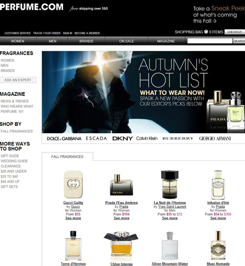 欧美香水网站