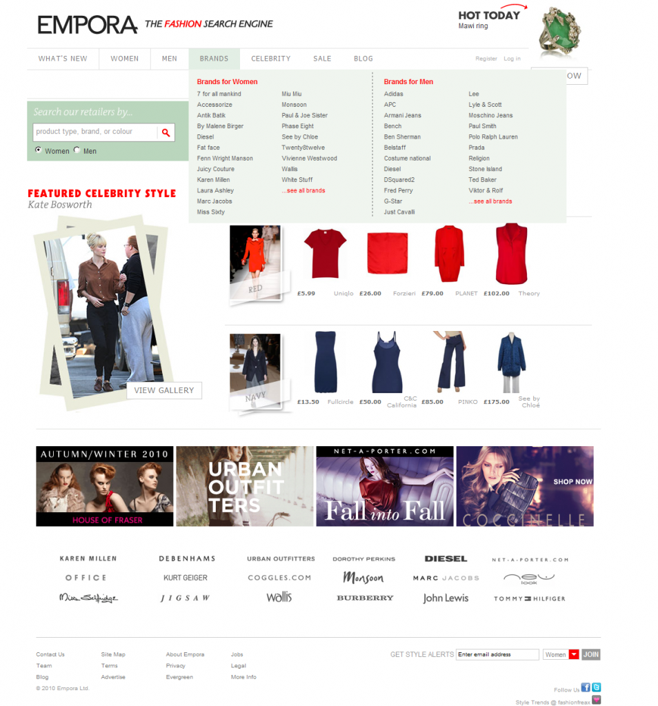 衣服购物网站